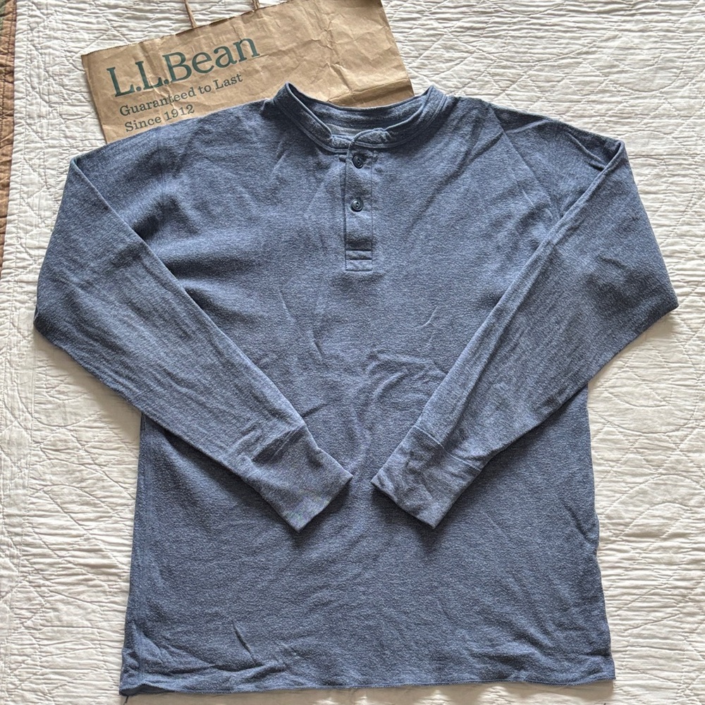 LL Bean River Driver Henley